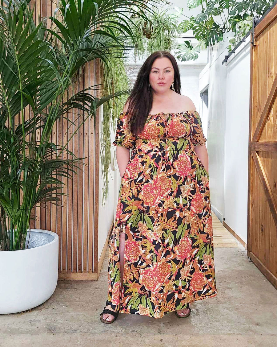 Helena Convertible Dress // Heliconia
