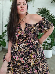 Helena Convertible Dress // Black Wildflower