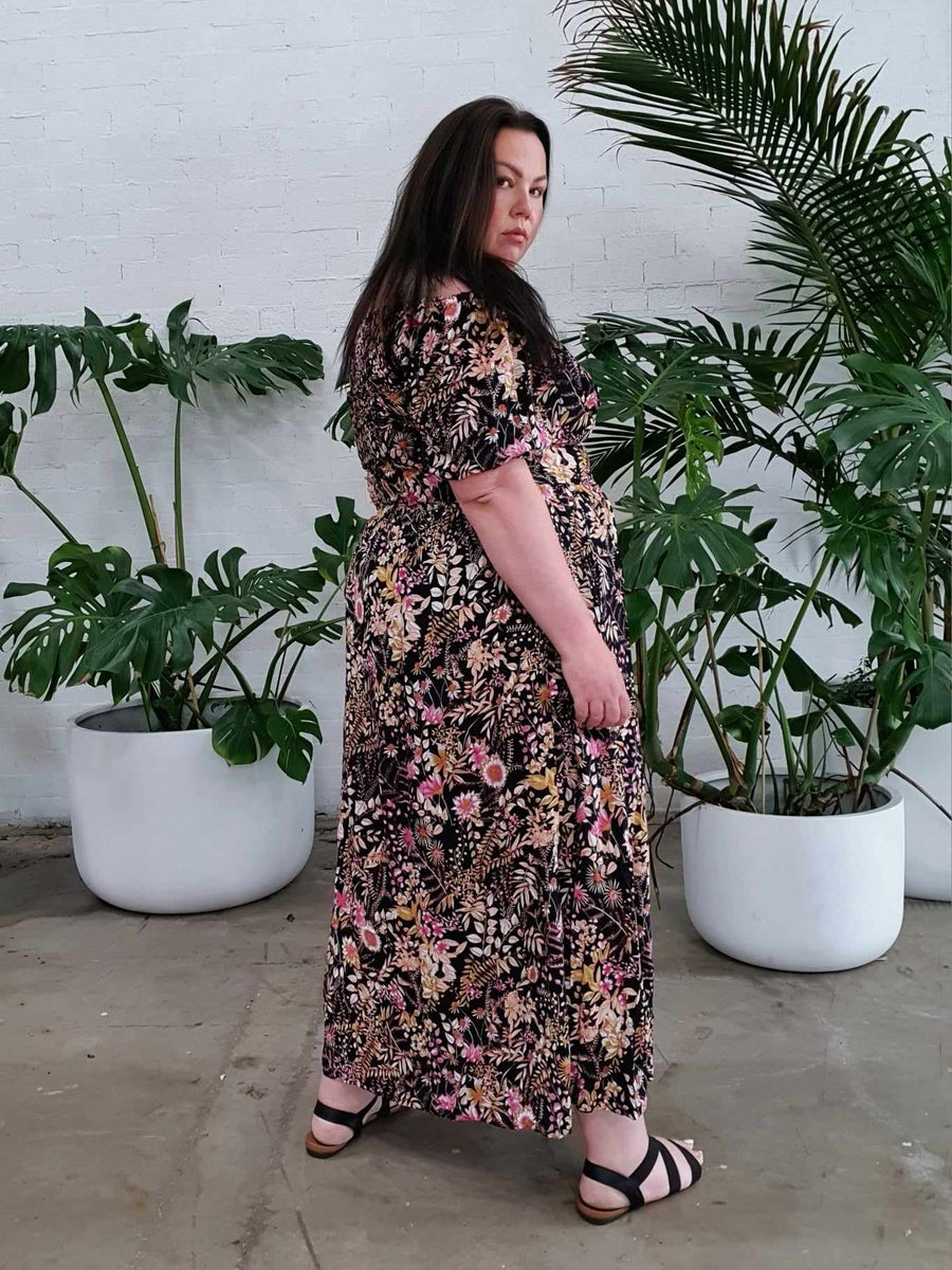 Helena Convertible Dress // Black Wildflower