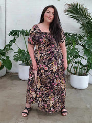 Helena Convertible Dress // Black Wildflower