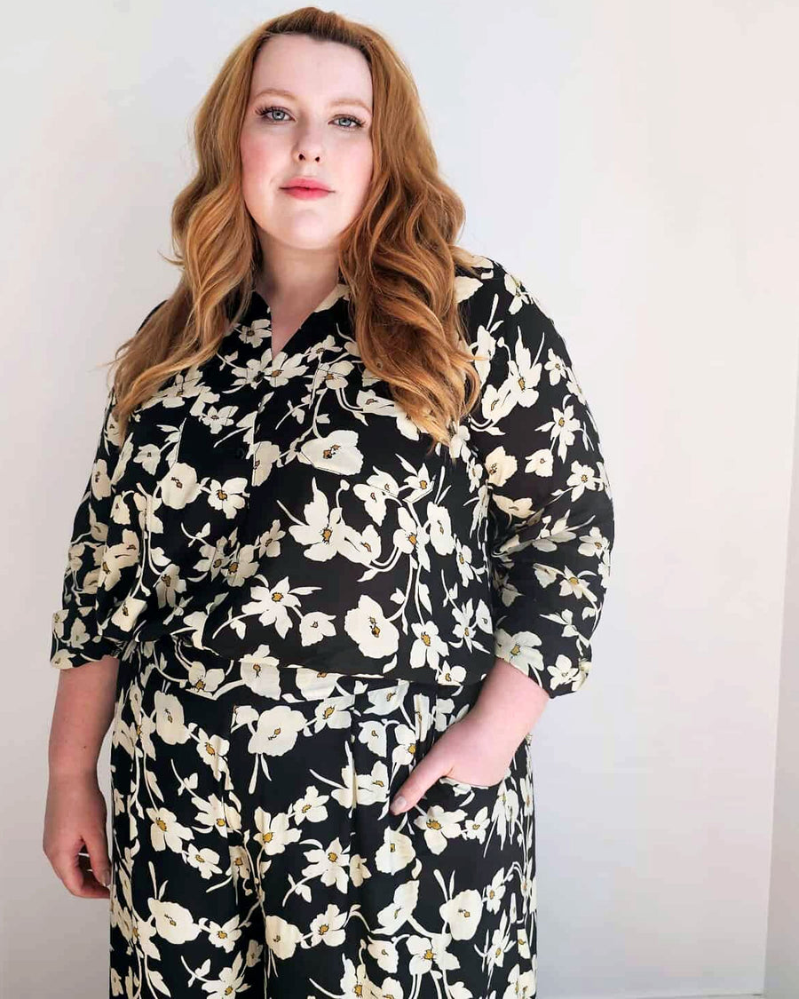 Nina Shirt // Mono Floral