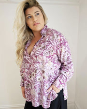 Nina Shirt // Pink Wildflower