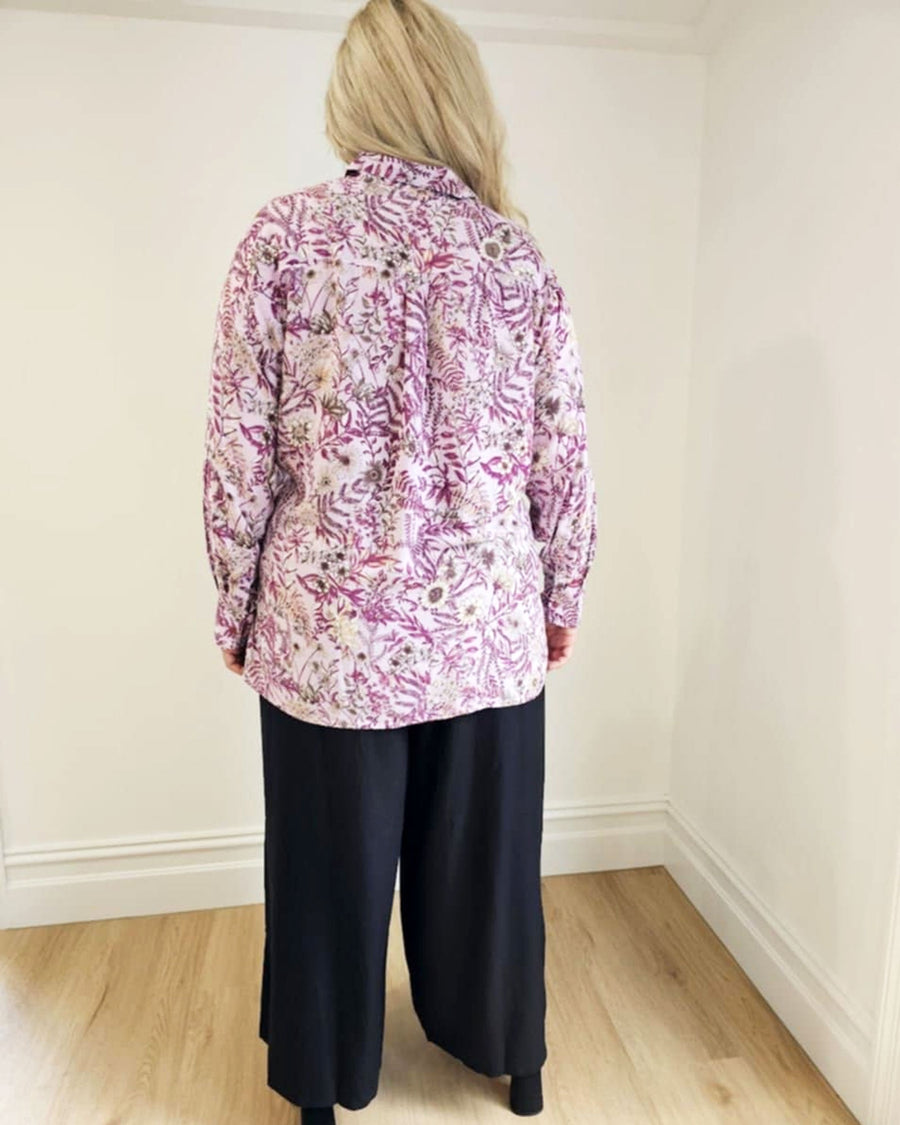 Nina Shirt // Pink Wildflower