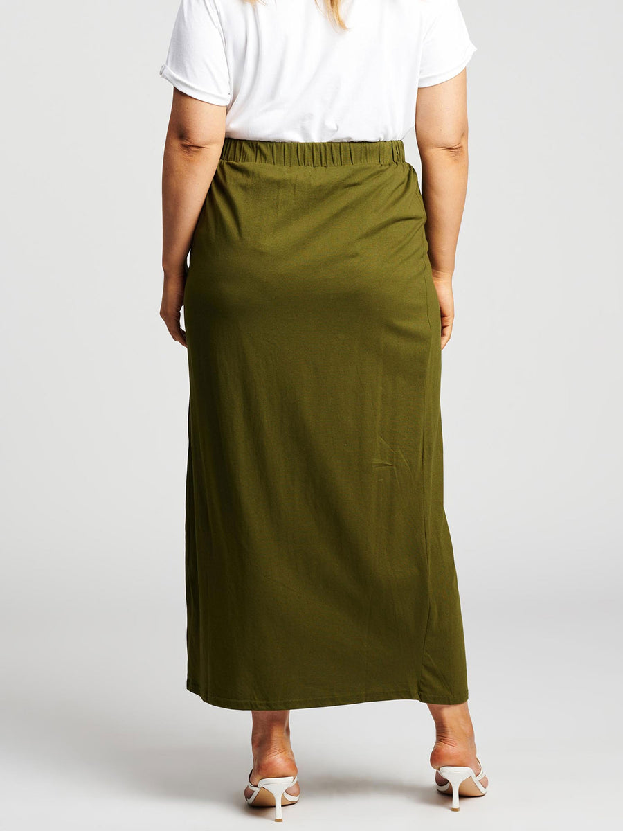 Tulip Wrap Skirt // Fatigue