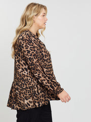 Isla Blouse // Leopard