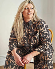 Nina Shirt // Leaf Multi - Now available from size 8 to 26