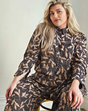 Nina Shirt // Leaf Multi - Now available from size 8 to 26