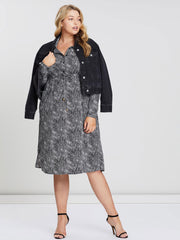 Milan Shirt Dress // Scatter