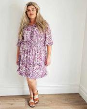 Stevie Dress // Pink Wildflower