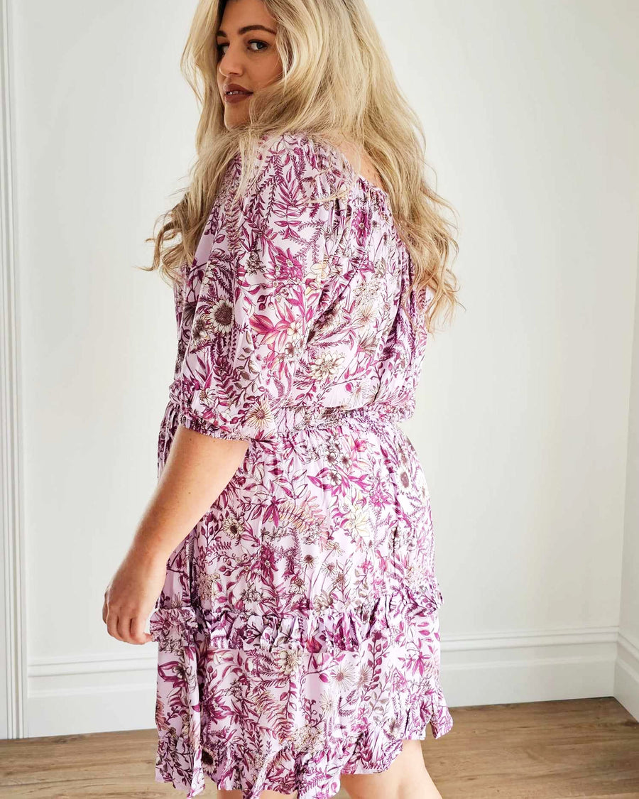 Stevie Dress // Pink Wildflower