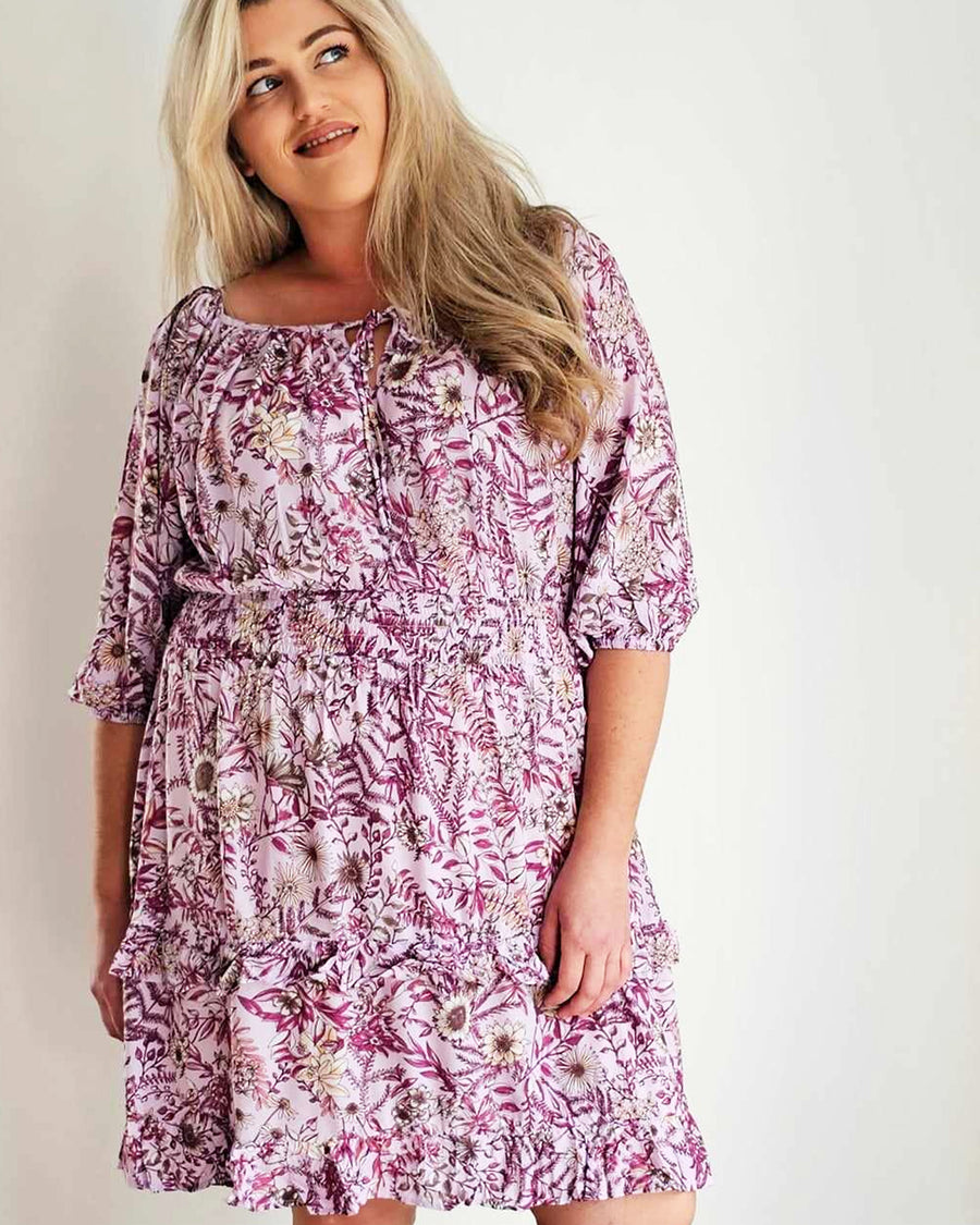Stevie Dress // Pink Wildflower
