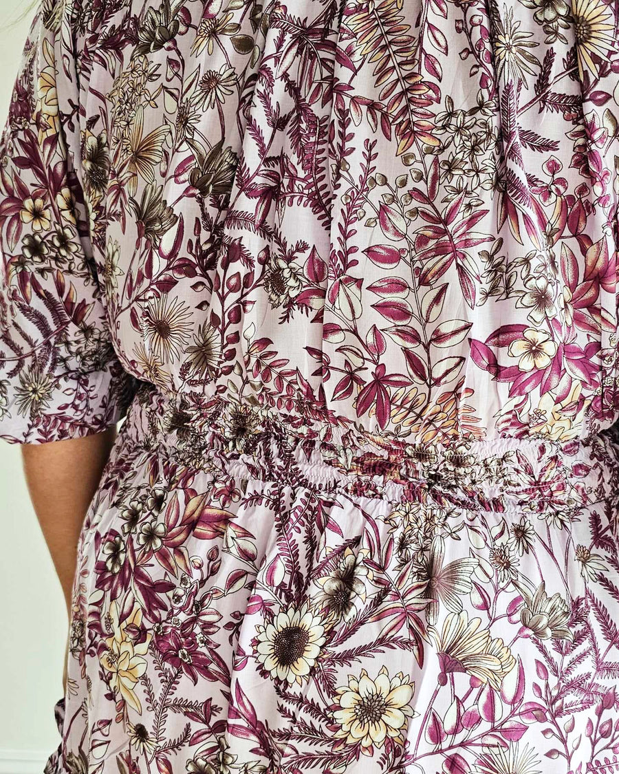 Stevie Dress // Pink Wildflower