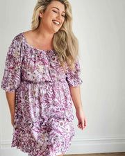 Stevie Dress // Pink Wildflower