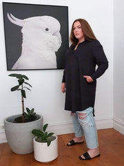 Boyfriend Shirt Dress // Black