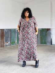 Hadley Maxi Wrap Dress //Rokewood Print