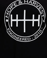 Signature Round Logo Tee Black