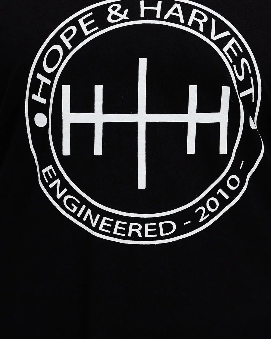 Signature Round Logo Tee Black