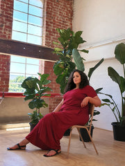 Relaxed Jumpsuit // Rouge (Selling Fast)