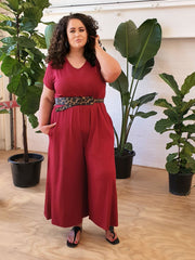 Relaxed Jumpsuit // Rouge (Selling Fast)