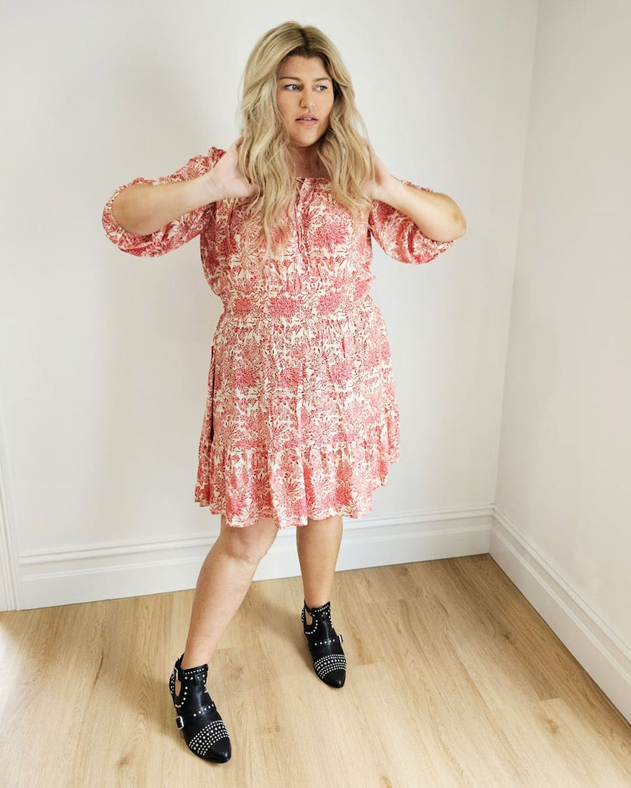 Stevie Dress // Red Dahlia