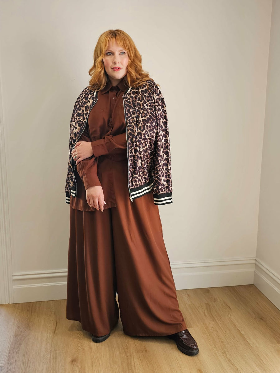 Leopard Print Sukajan Bomber with Snake Patch // Limited Edition Pre-Sale