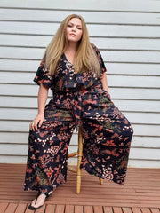 Palazzo Wide Leg Pants // Woodland