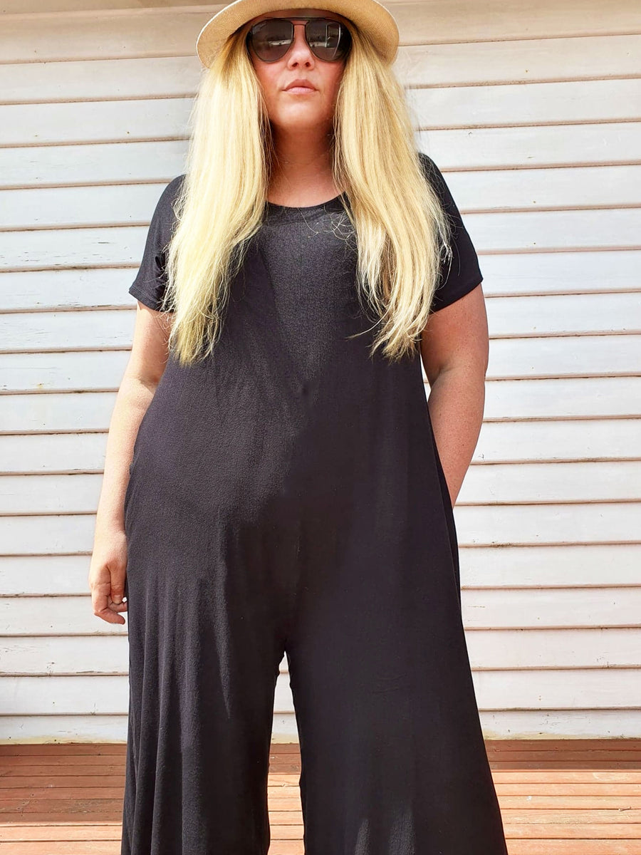 Relaxed Jumpsuit // Black (Selling Fast)
