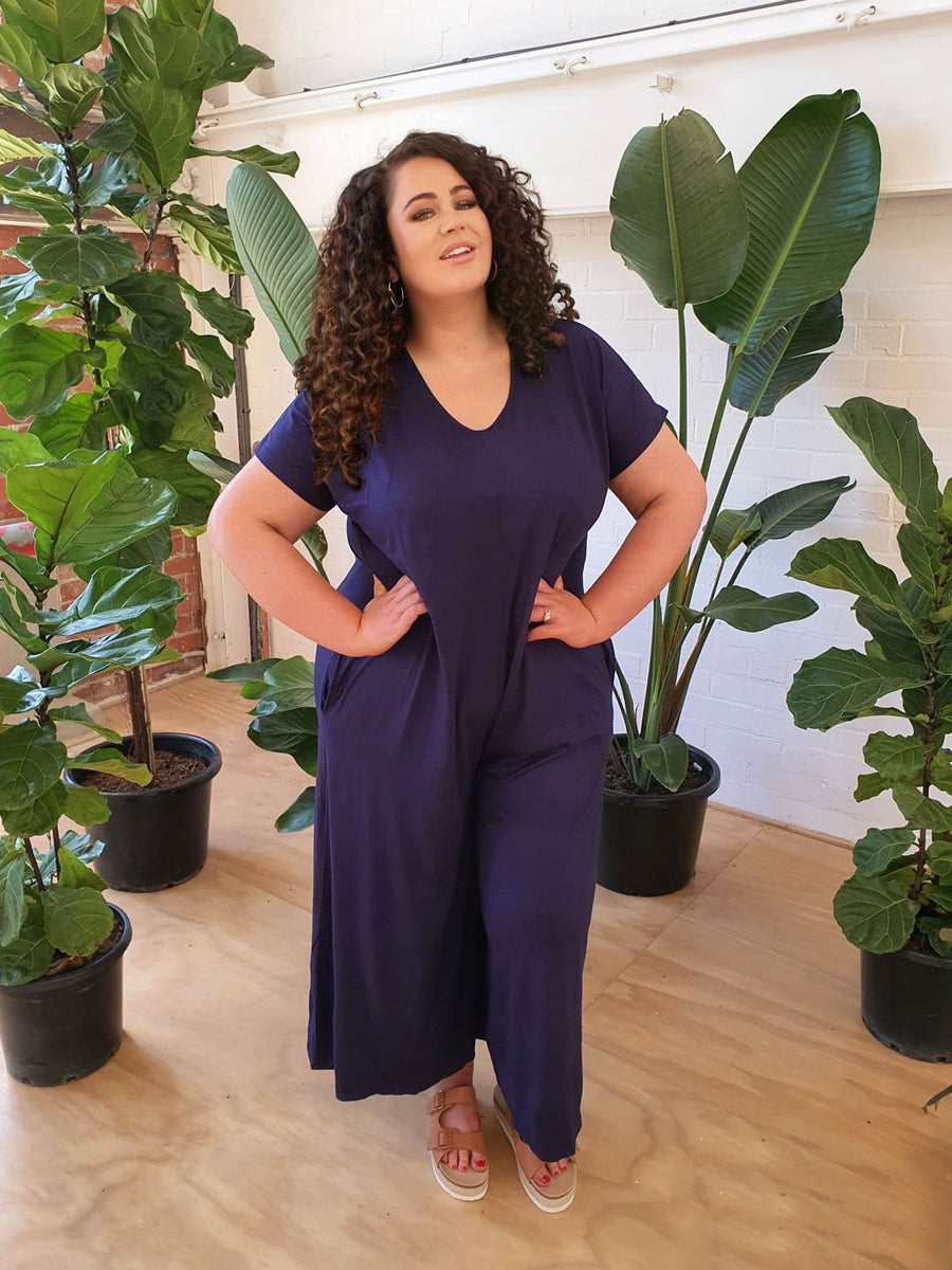 Relaxed Jumpsuit // Navy (Selling Fast)